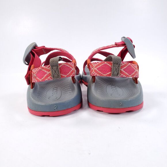 Chaco Z1 Ecotread Outdoor Adjustable Sandal Youth Girls Size 2 J180004 Pink - Picture 3 of 9